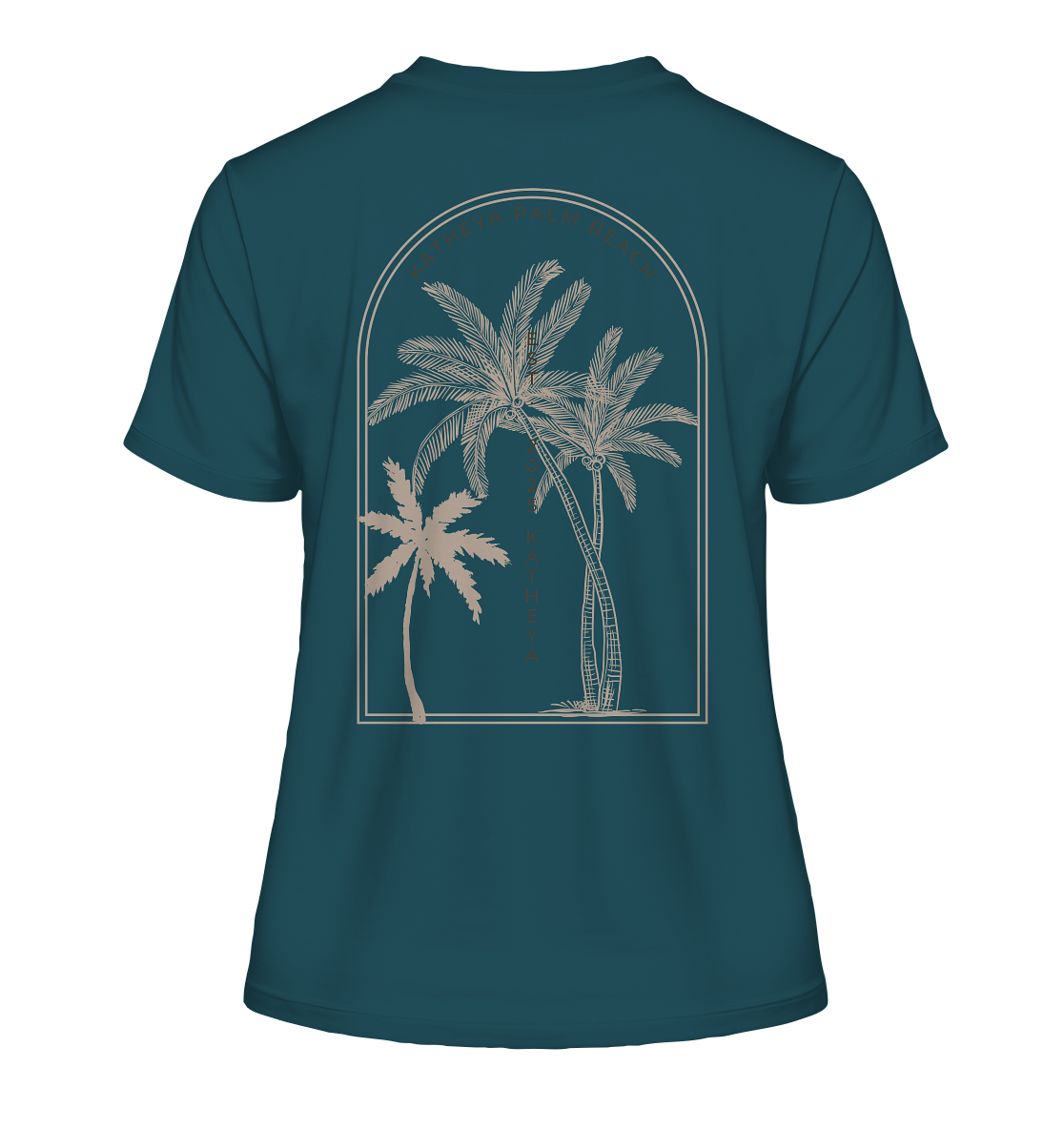 Katheya - Palm Bogen - Fitted Ladies Organic Shirt
