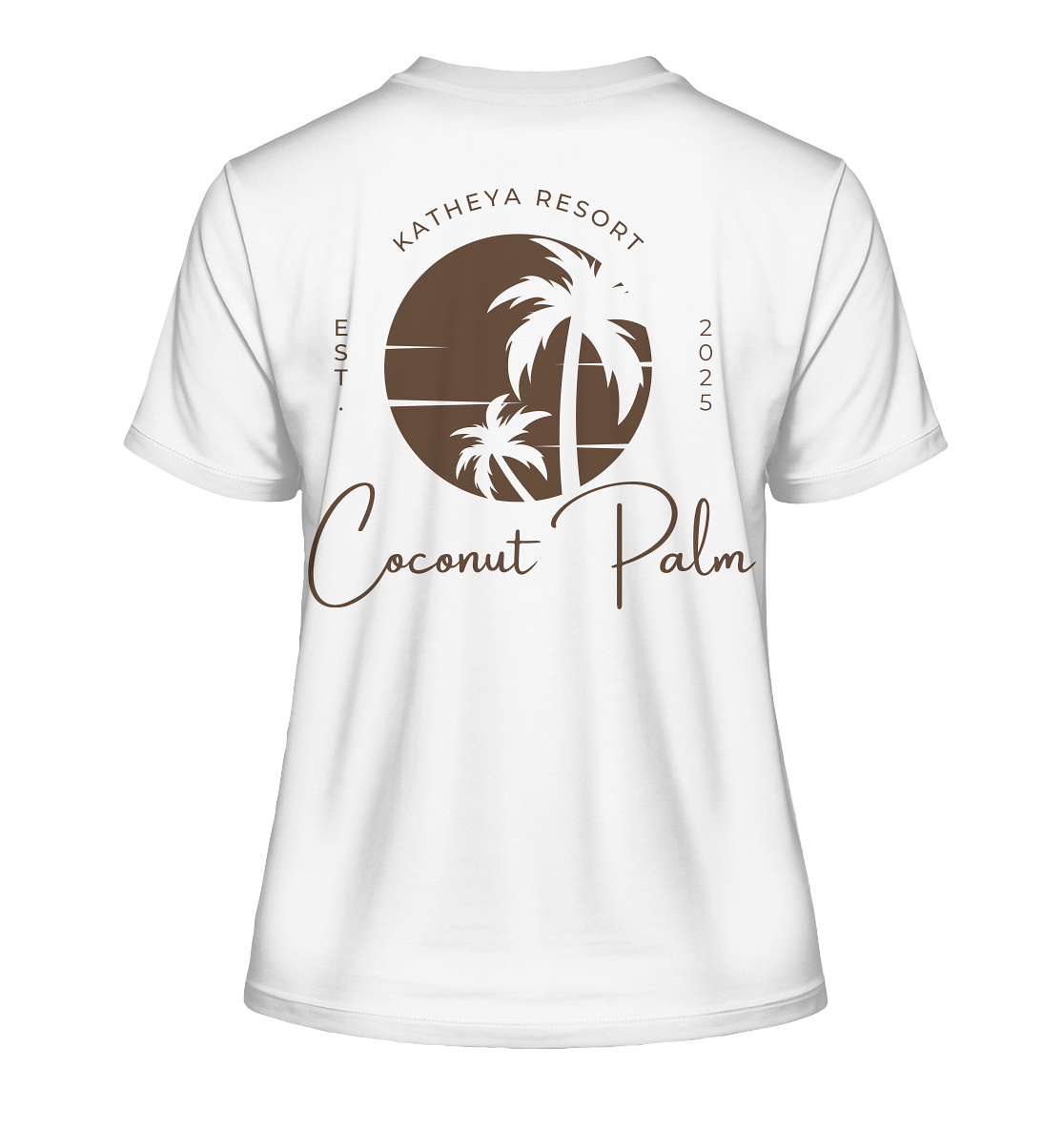 Katheya - Coconut Palm - Fitted Ladies Organic Shirt
