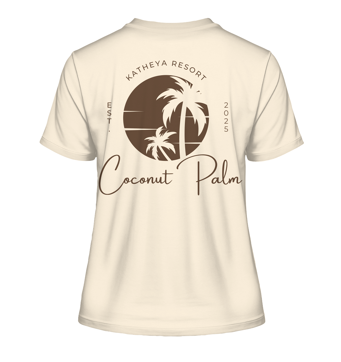 Katheya - Coconut Palm - Fitted Ladies Organic Shirt