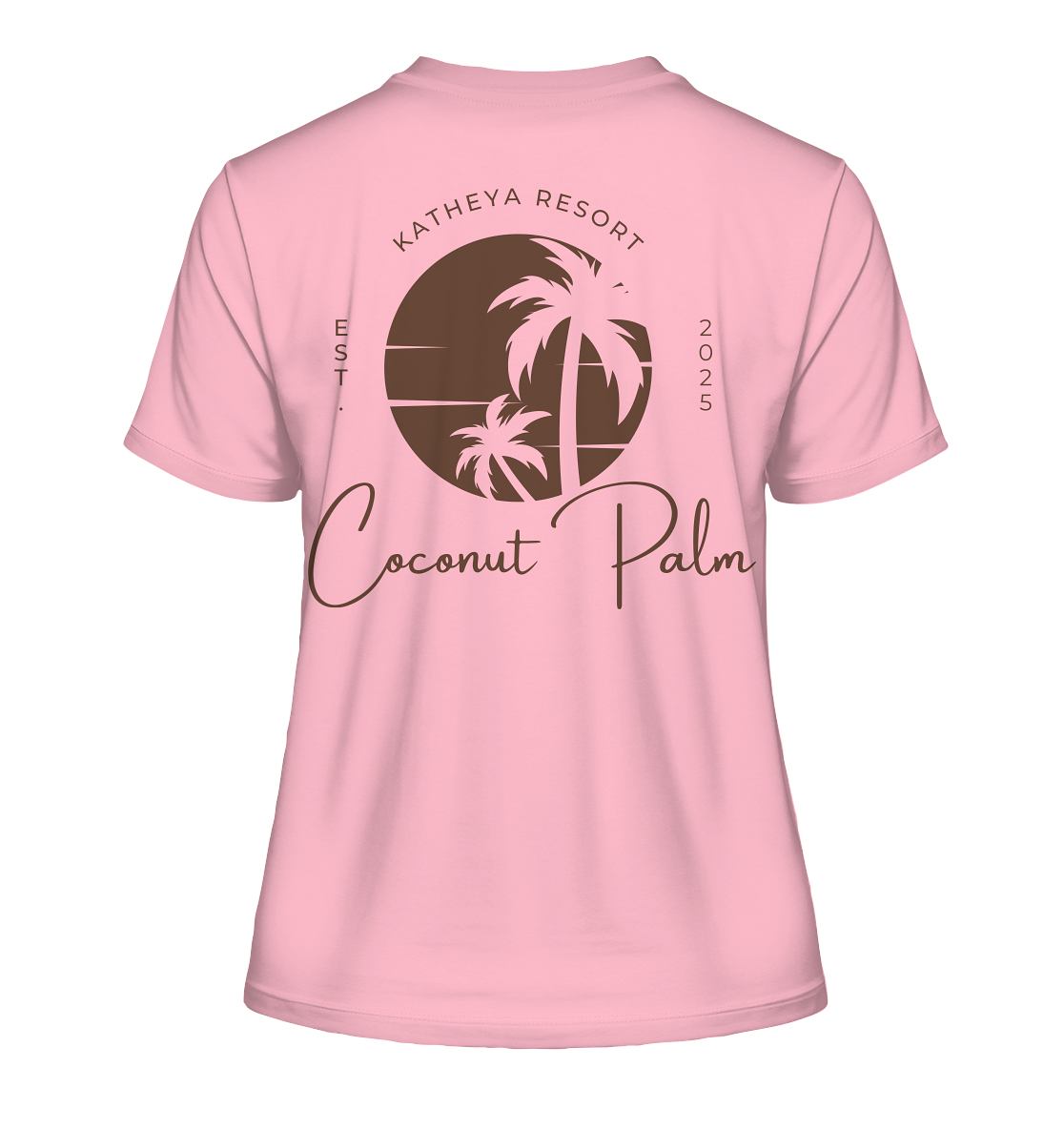 Katheya - Coconut Palm - Fitted Ladies Organic Shirt