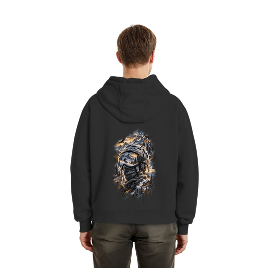 Ski Mountain - Fluffy Boxcut Hoodie