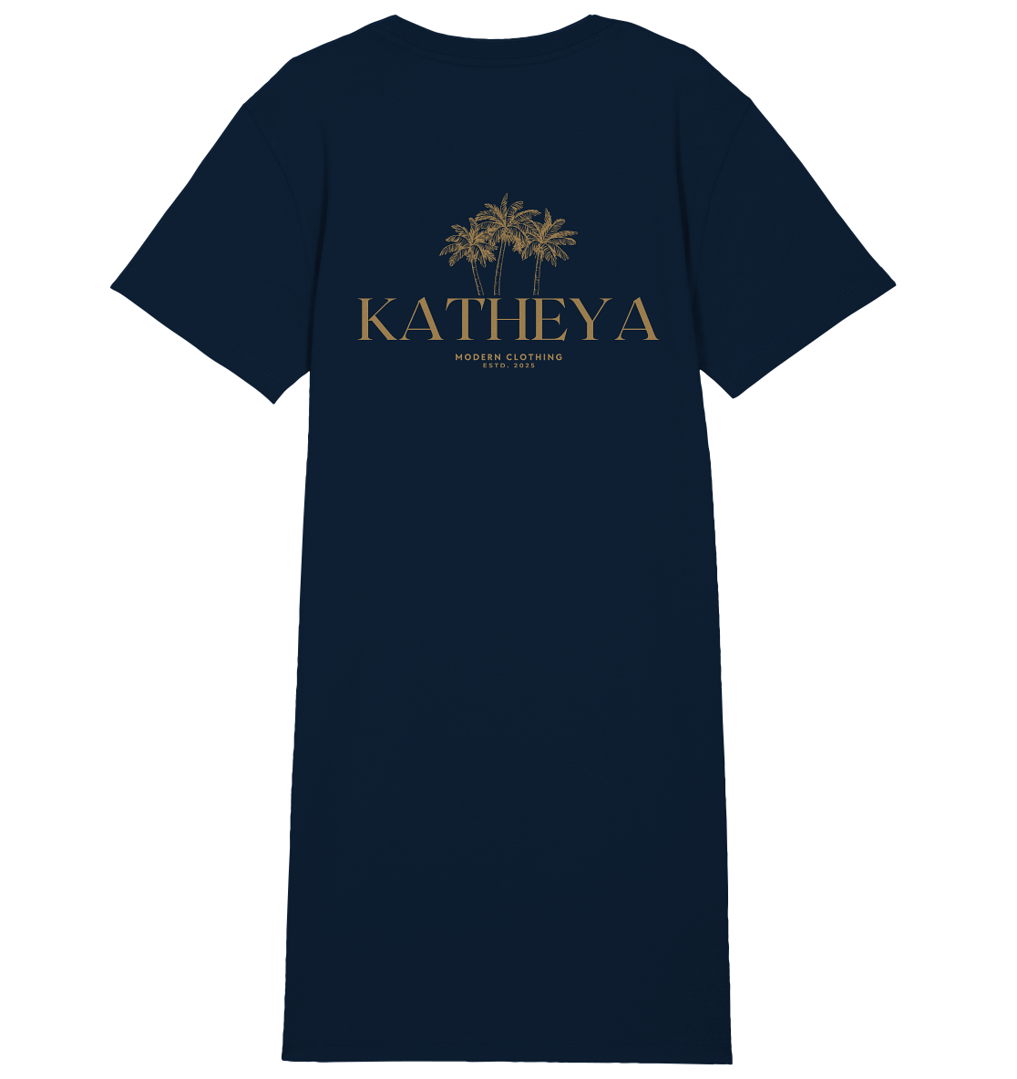 KATHEYA - GOLD - Ladies Organic Shirt Dress