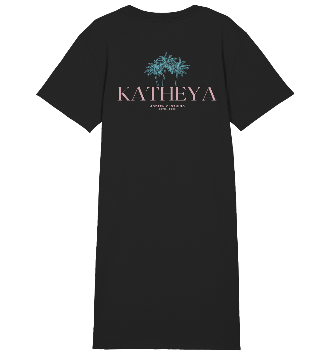 KATHEYA-Longshirt schwarz - Ladies Organic Shirt Dress