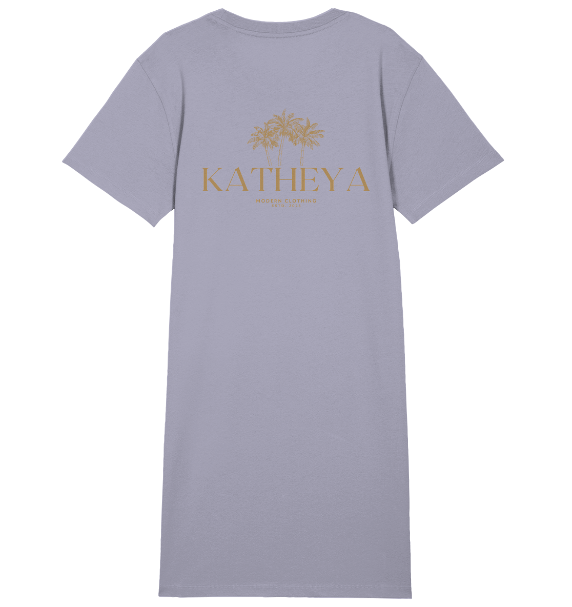 KATHEYA - GOLD - Ladies Organic Shirt Dress
