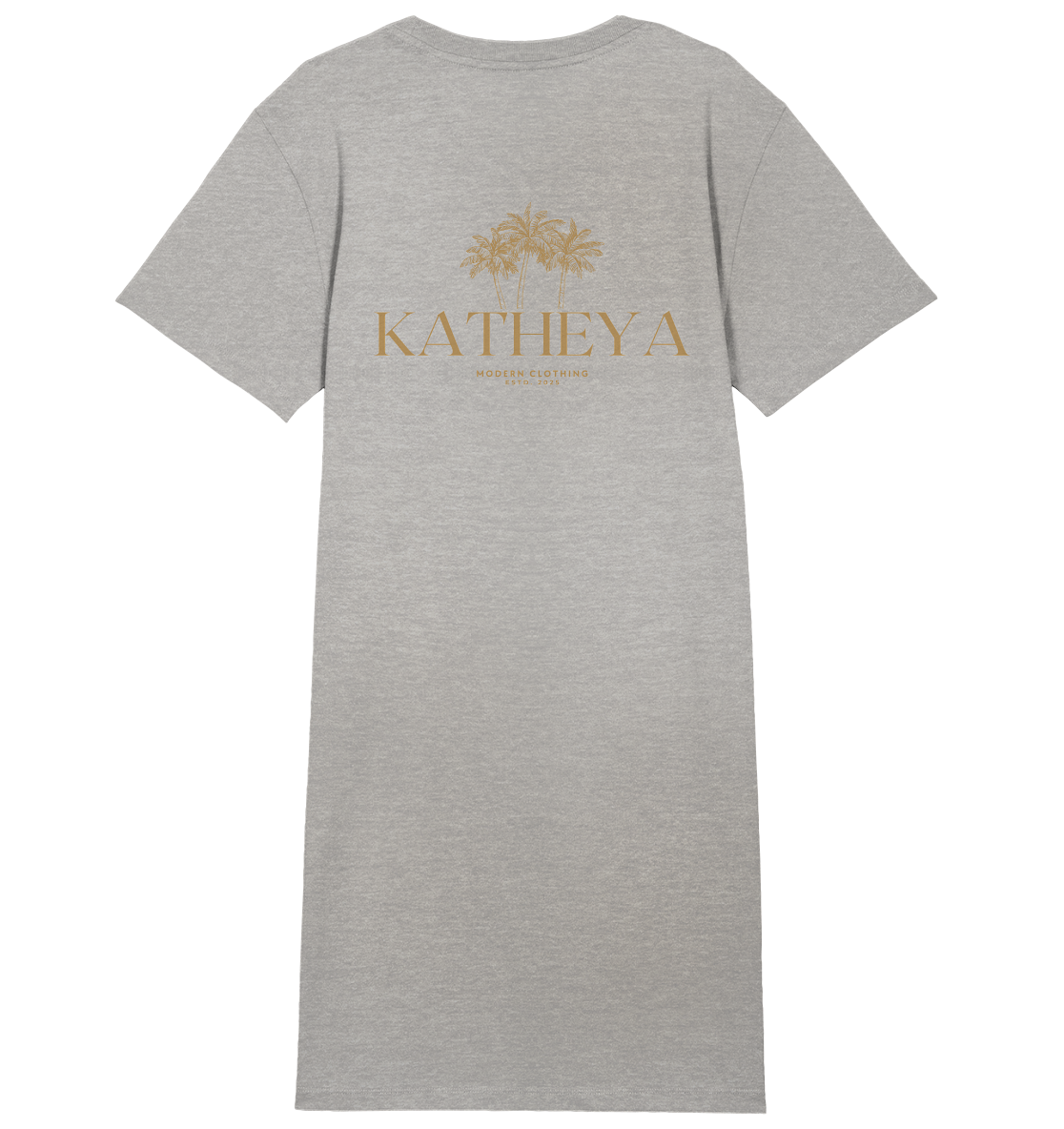 KATHEYA - GOLD - Ladies Organic Shirt Dress