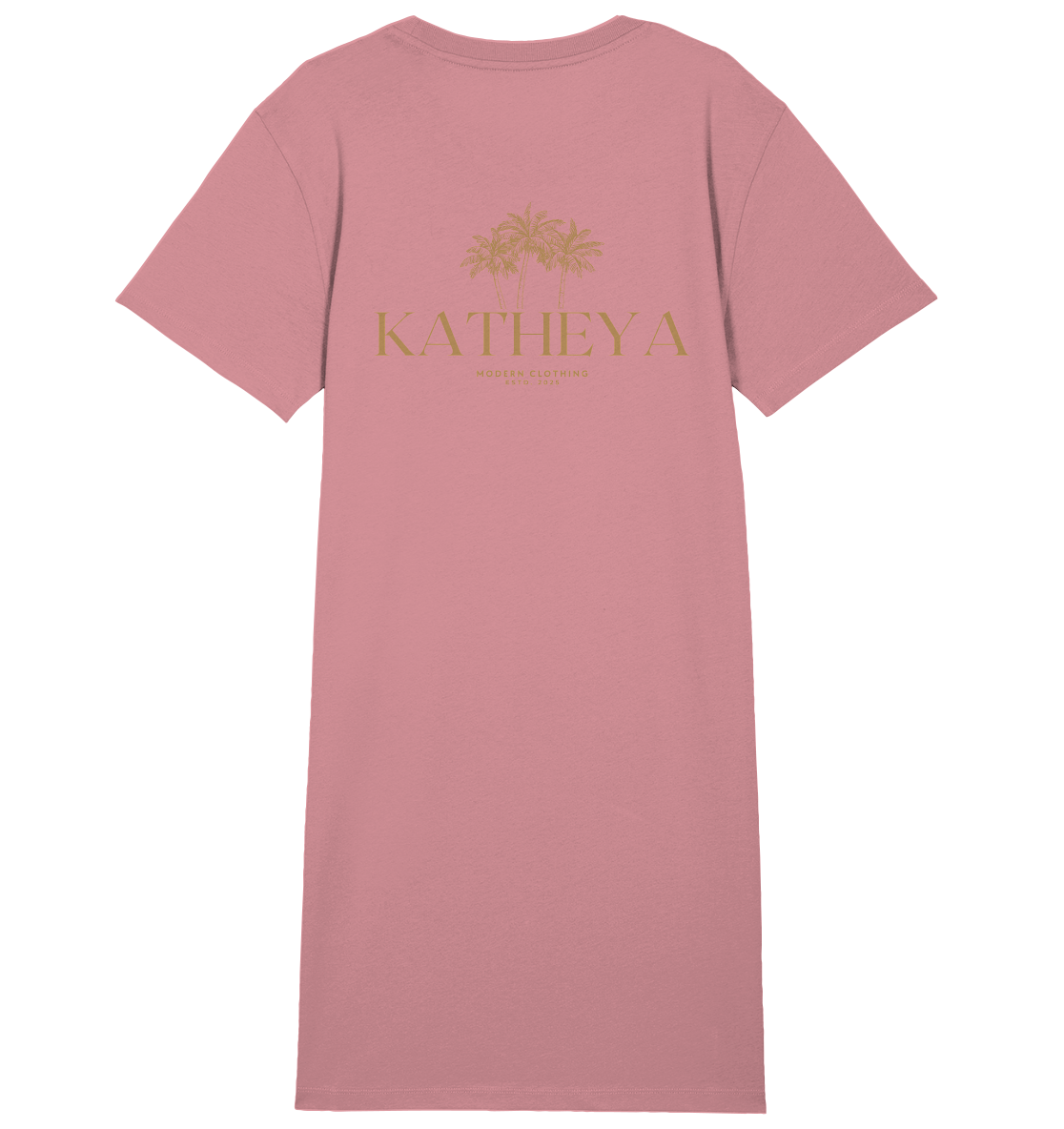 KATHEYA - GOLD - Ladies Organic Shirt Dress