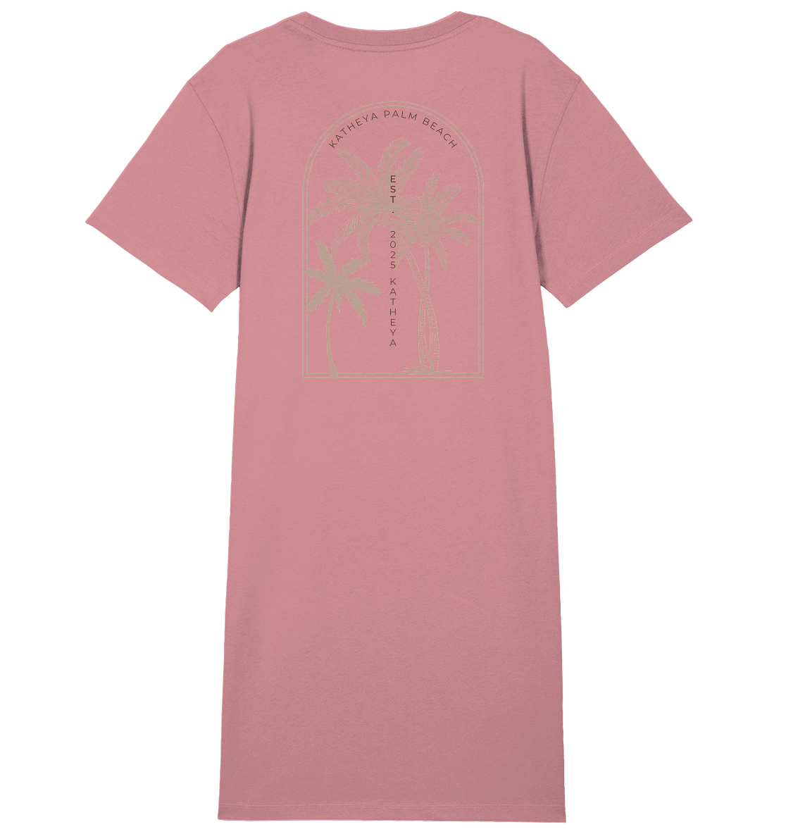 Katheya - Palm Bogen - Ladies Organic Shirt Dress