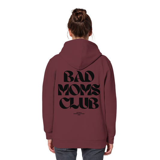 Bad Moms Club Schwarz - Organic Basic Hoodie