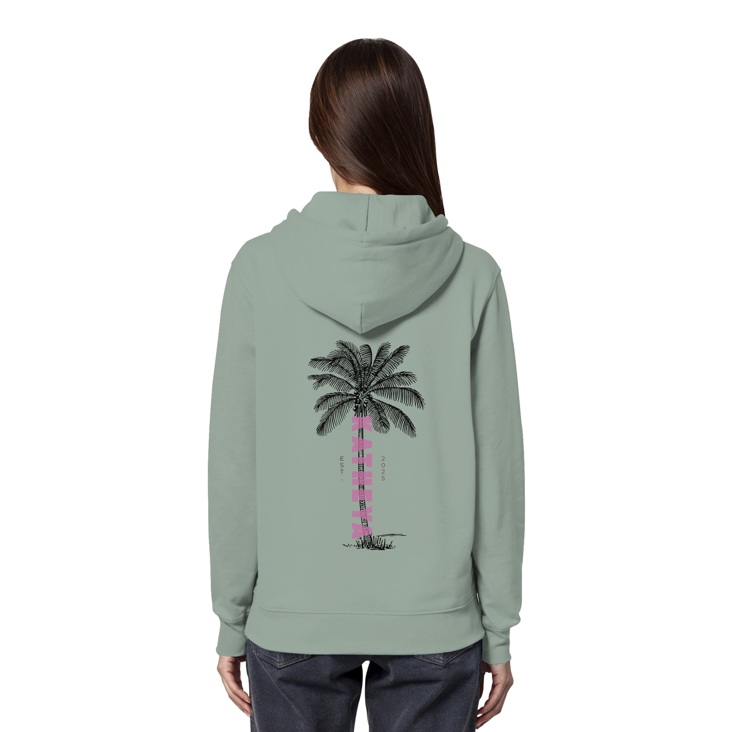Katheya - Große Palme - Organic Hoodie
