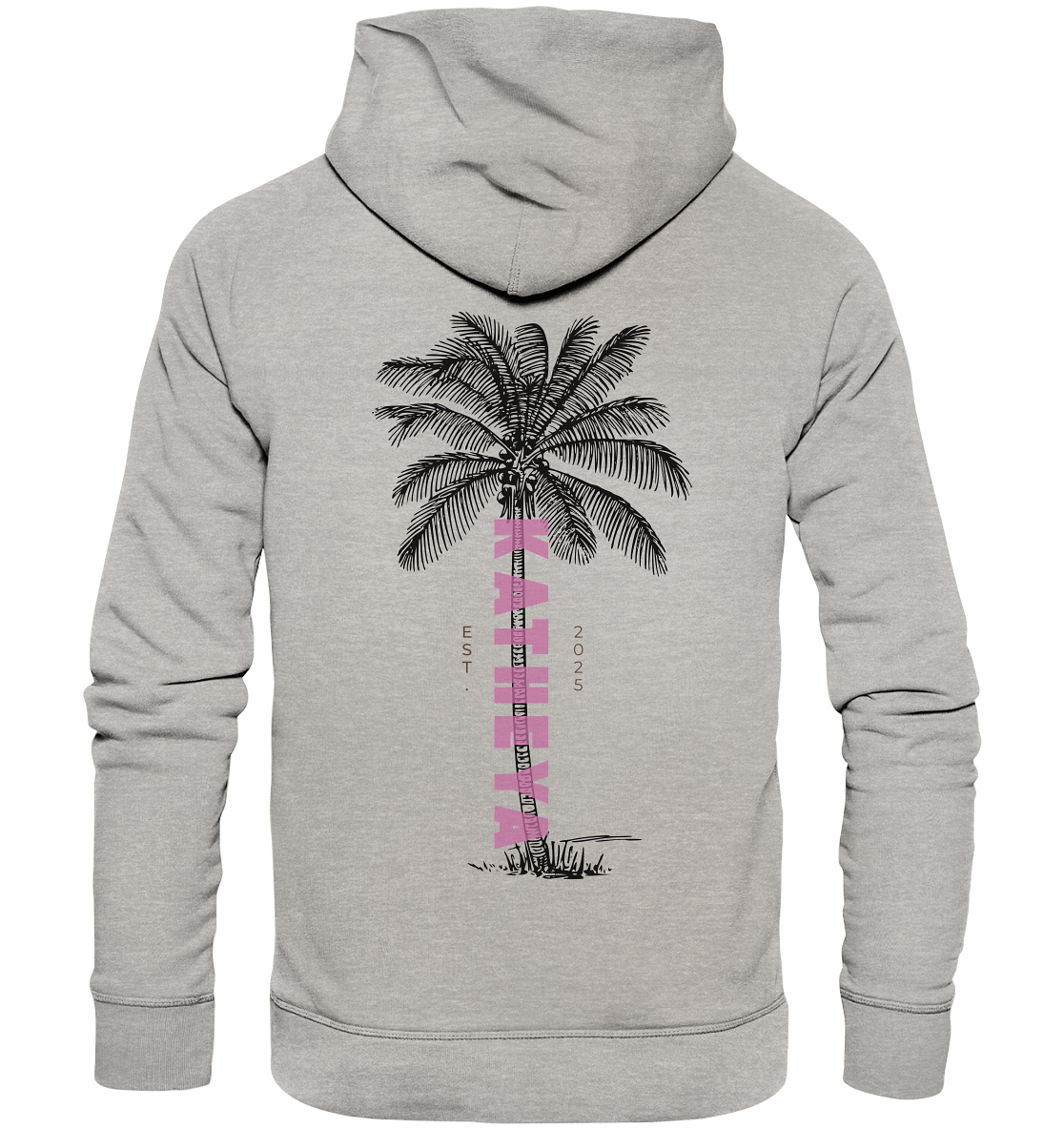 Katheya - Große Palme - Organic Hoodie