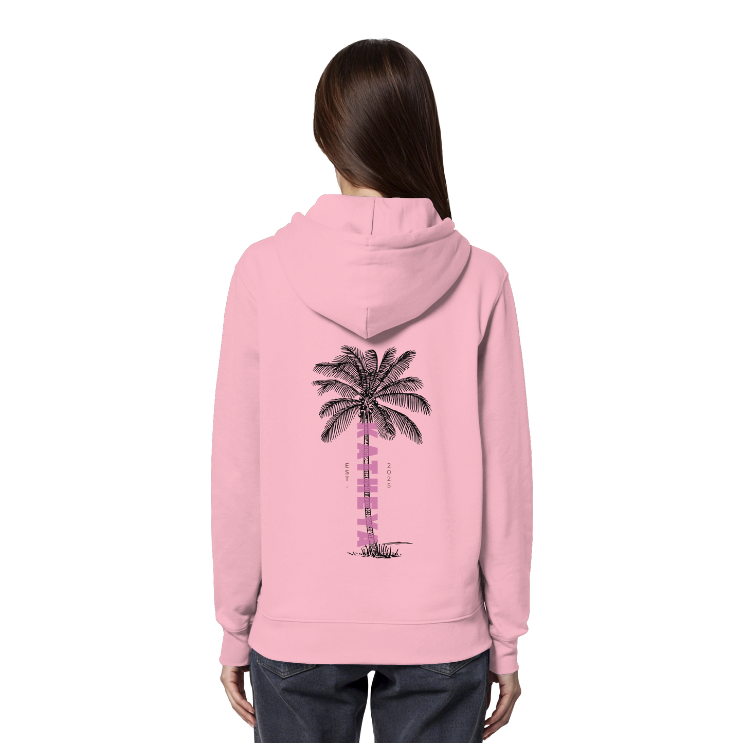 Katheya - Große Palme - Organic Hoodie