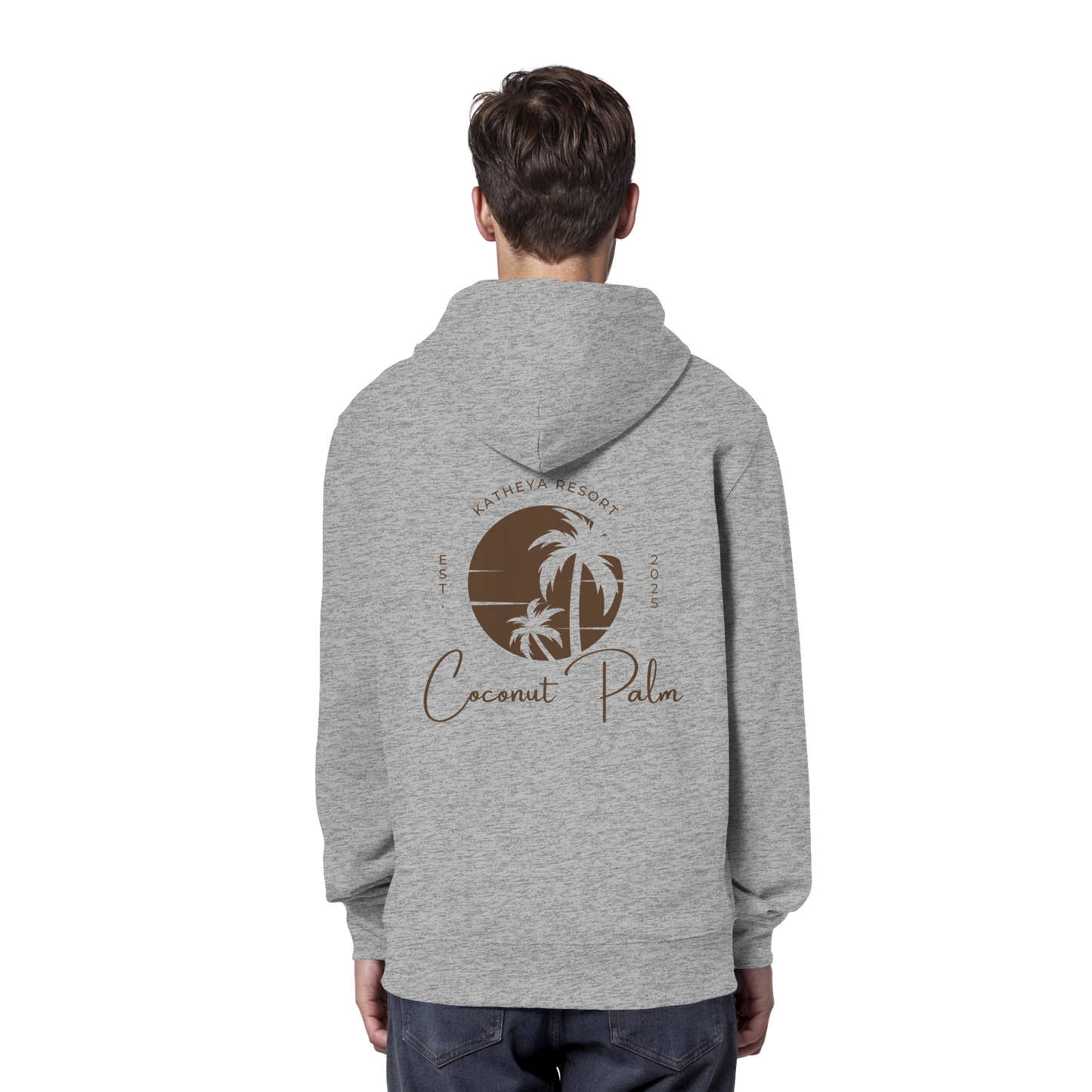 Katheya - Coconut Palm Men - Organic Hoodie