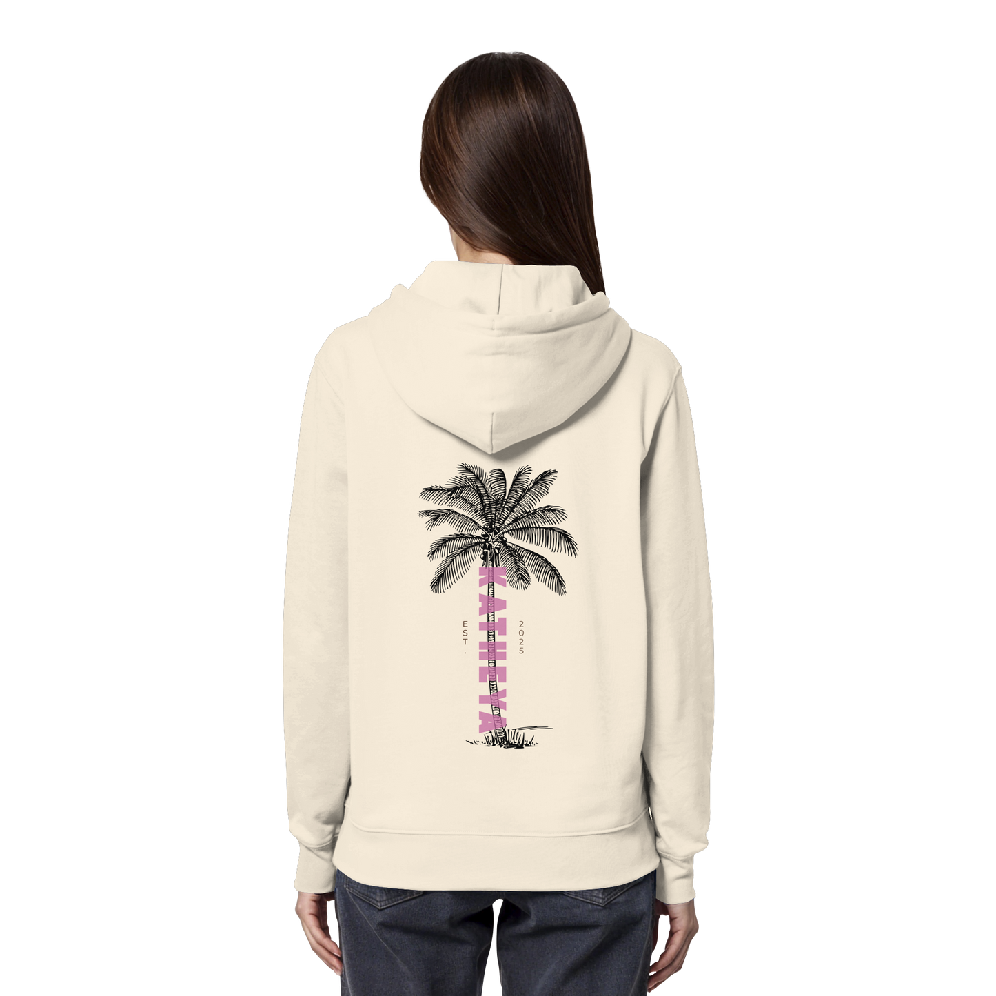 Katheya - Große Palme - Organic Hoodie