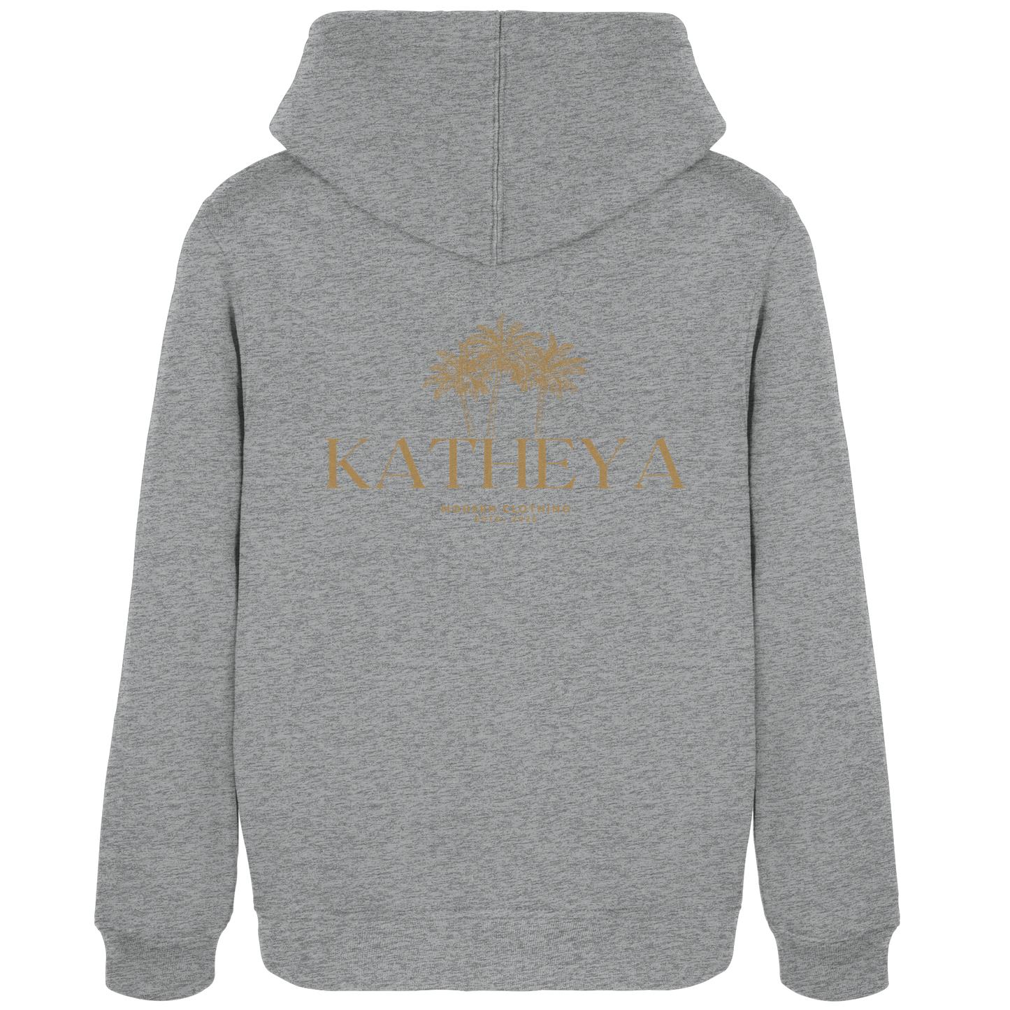 KATHEYA - Gold Palm - Womens Organic Hoodie B&C