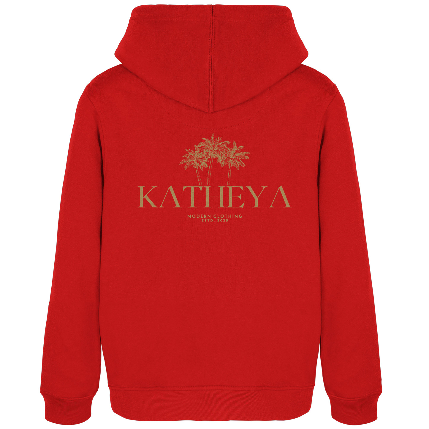KATHEYA - Gold Palm - Womens Organic Hoodie B&C