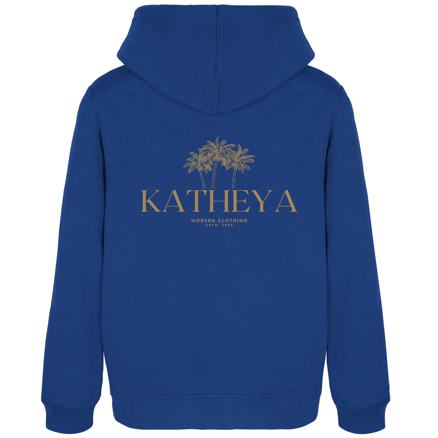 KATHEYA - Gold Palm - Womens Organic Hoodie B&C
