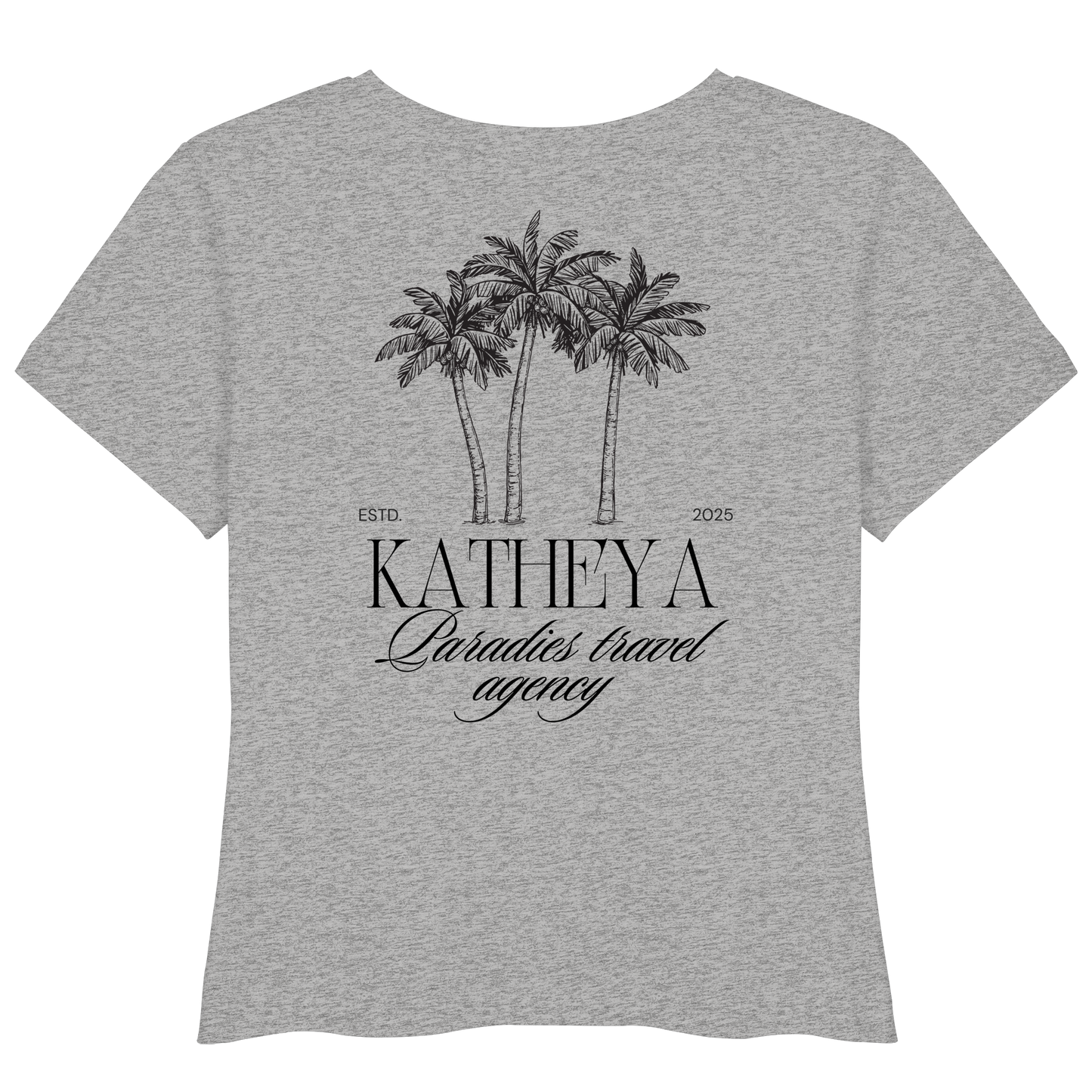 KATHEYA- drei Palmen Design - Womens Organic Lightweight T-Shirt