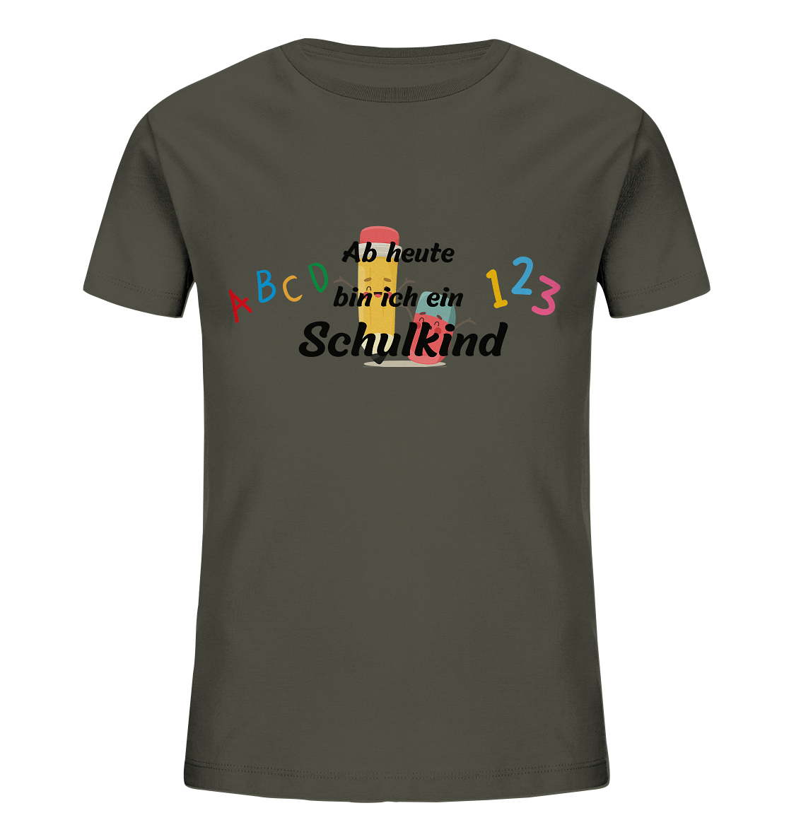 Schulanfang-Ab heute bin ich Schulkind - Kids Organic Shirt