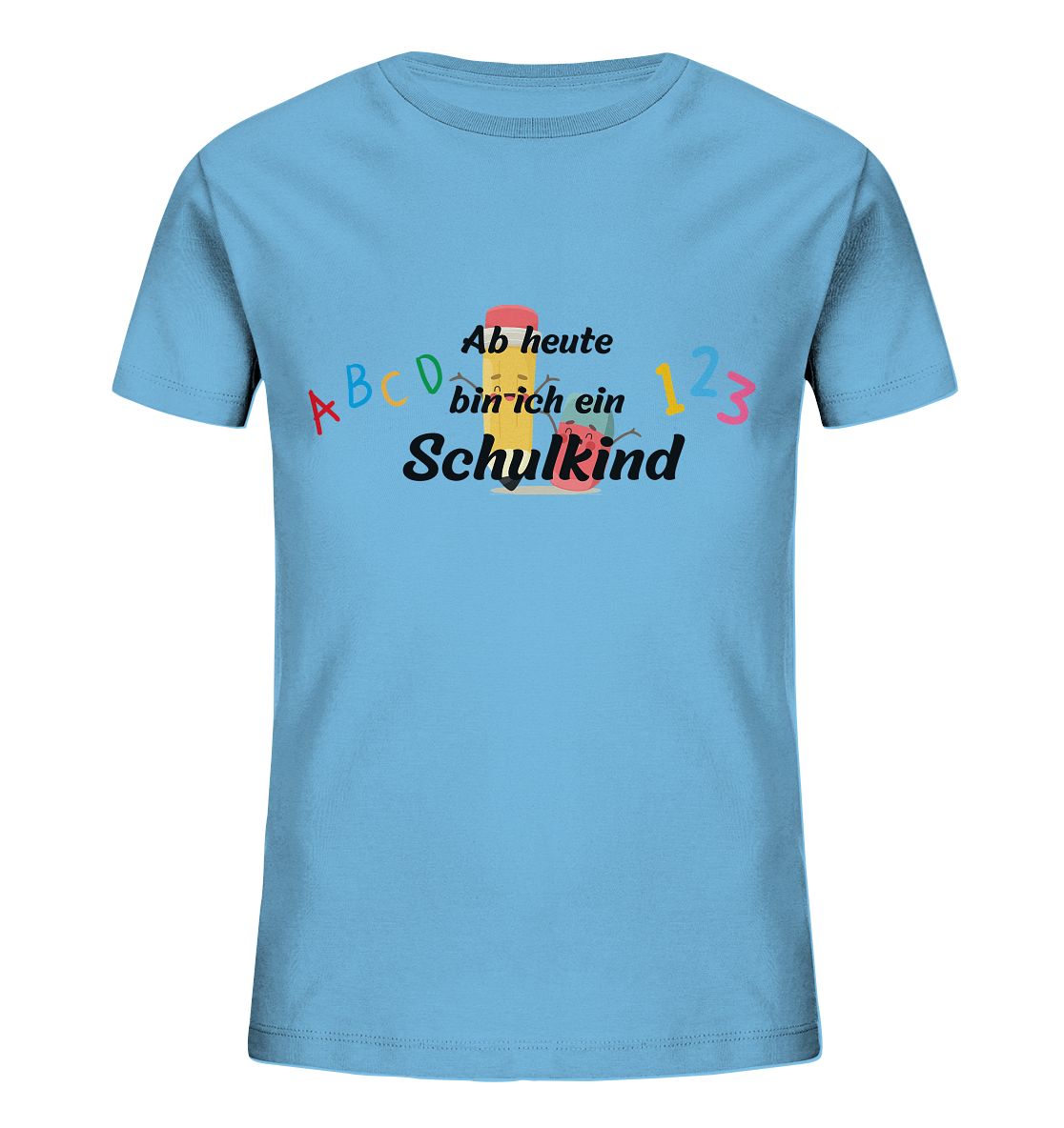 Schulanfang-Ab heute bin ich Schulkind - Kids Organic Shirt