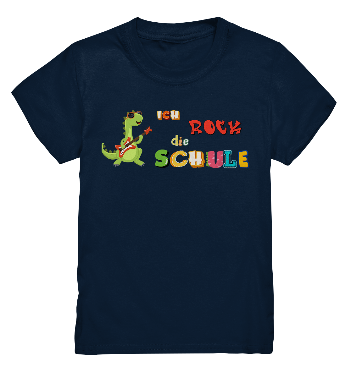 Schulanfang- Ich rock die Schule Dino - Kids Premium Shirt