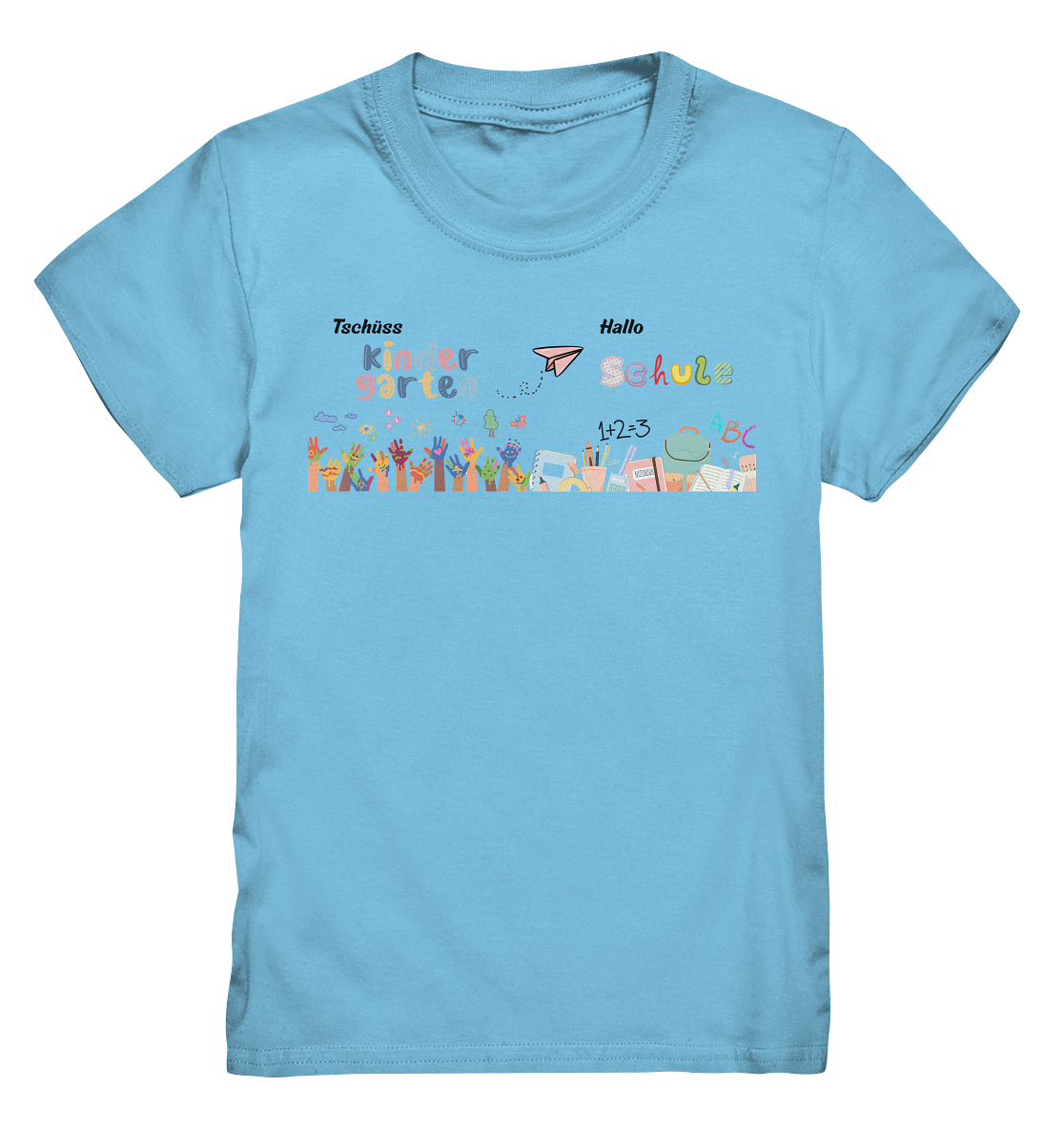 Schulanfang-Tschüss Kindergarten Hallo Schule - Kids Premium Shirt