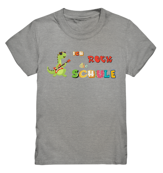Schulanfang- Ich rock die Schule Dino - Kids Premium Shirt