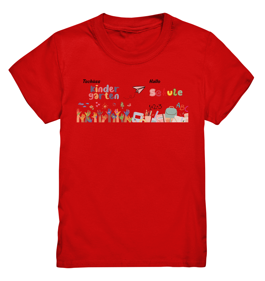Schulanfang-Tschüss Kindergarten Hallo Schule - Kids Premium Shirt