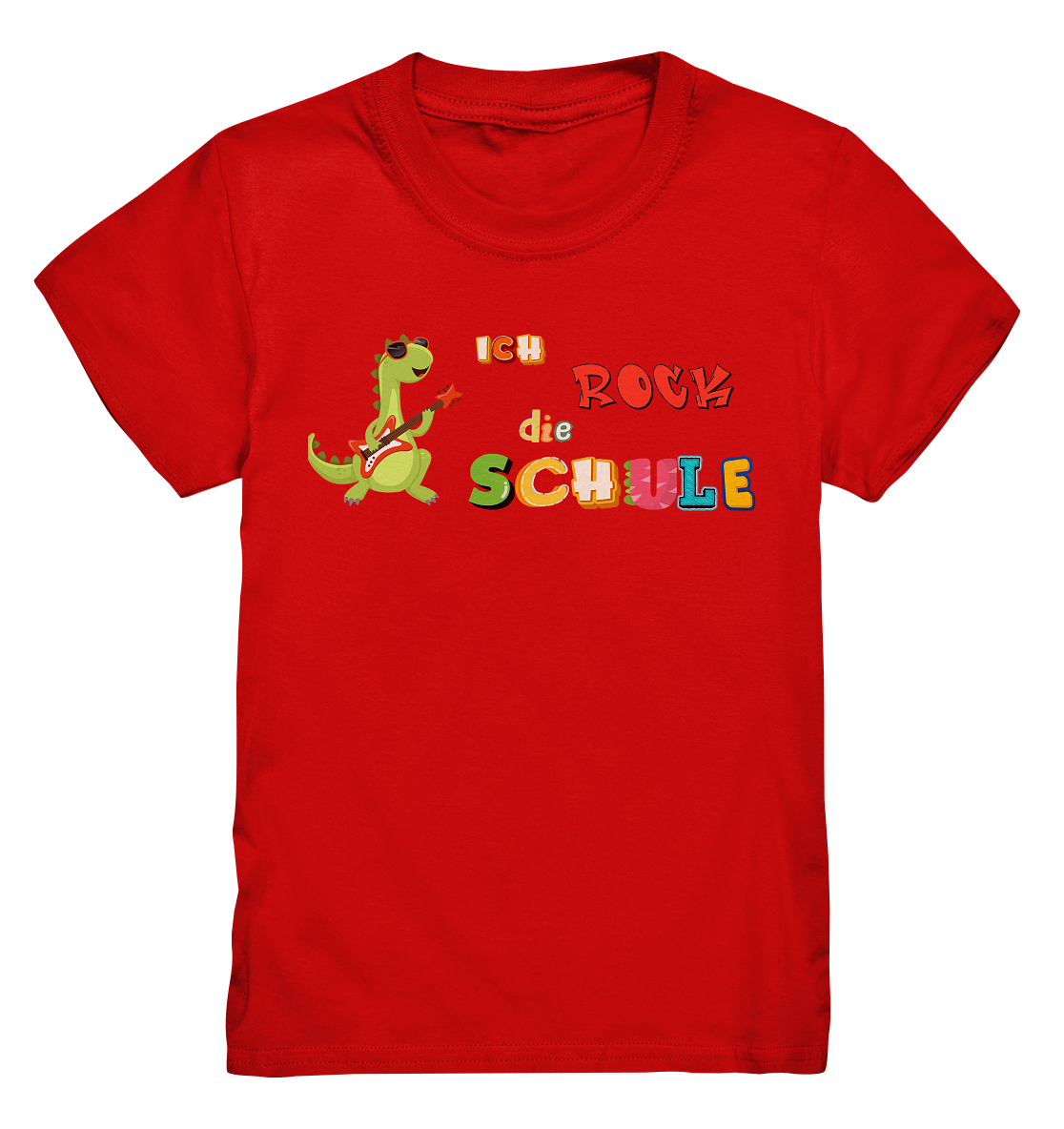 Schulanfang- Ich rock die Schule Dino - Kids Premium Shirt