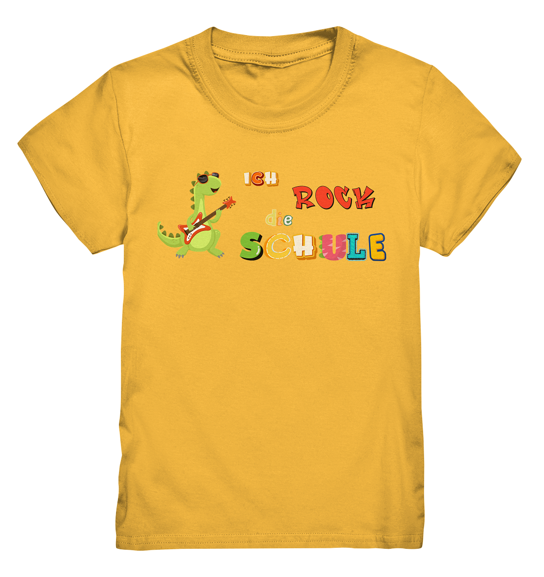 Schulanfang- Ich rock die Schule Dino - Kids Premium Shirt