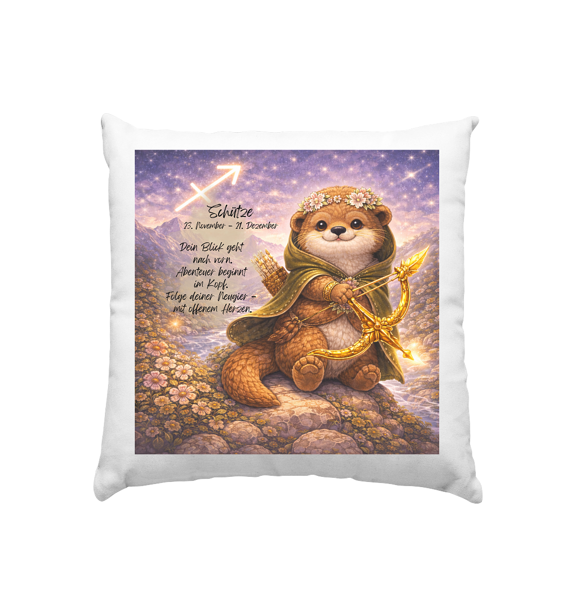 Horoskop Kissen Schütze - Kissen 40x40cm