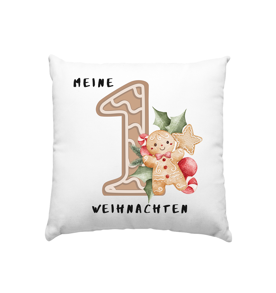 Mein 1 Weihnachten - Kissen 40x40cm