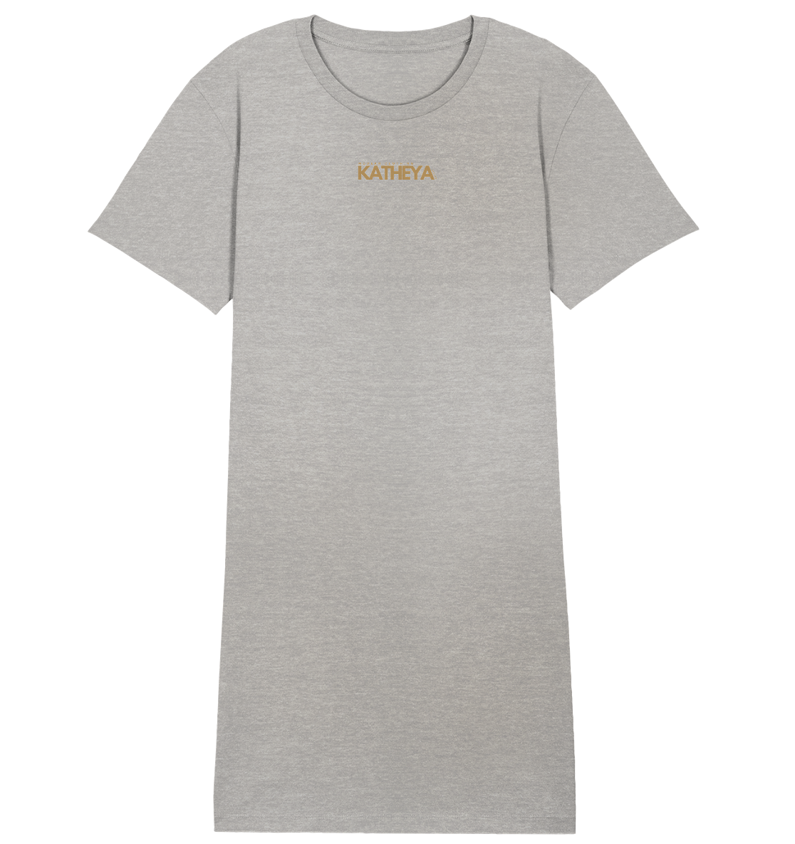 KATHEYA - GOLD - Ladies Organic Shirt Dress