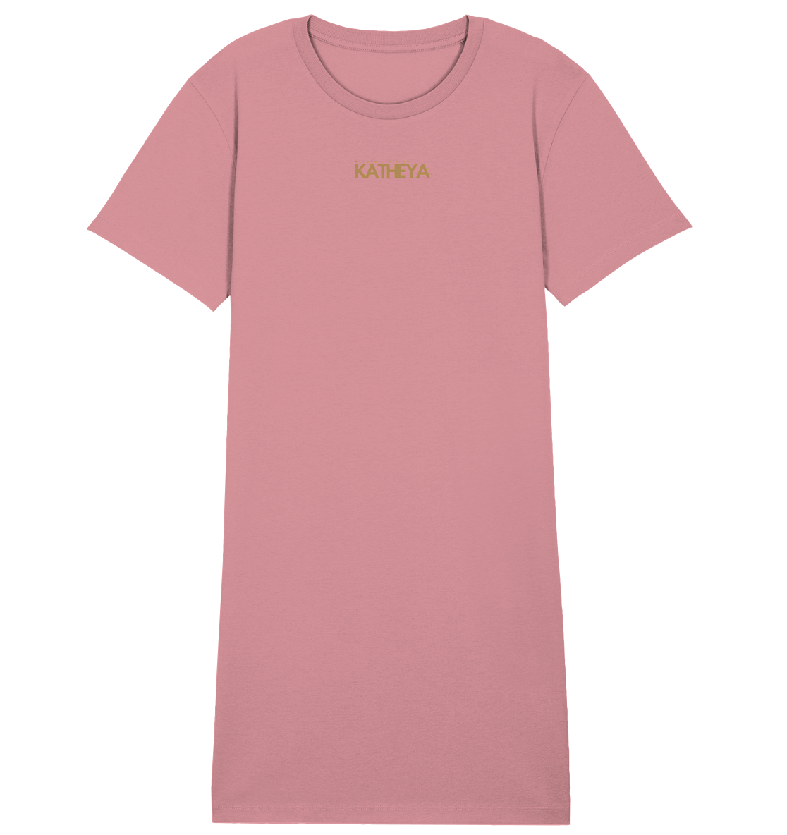 KATHEYA - GOLD - Ladies Organic Shirt Dress
