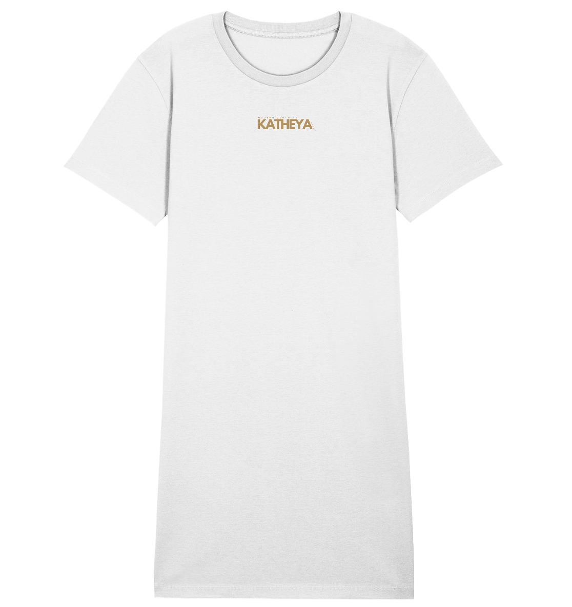 KATHEYA - GOLD - Ladies Organic Shirt Dress