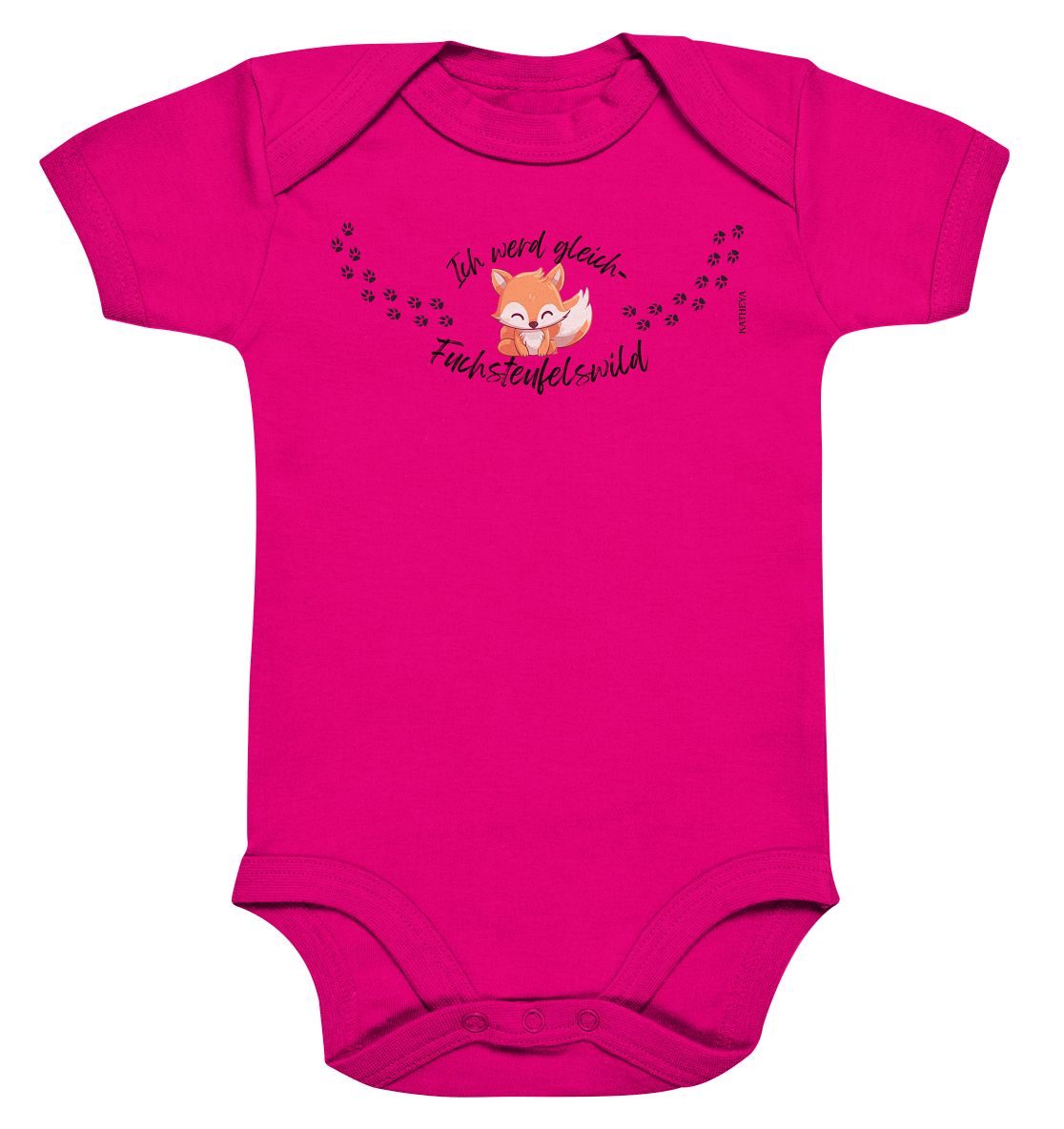 Ich werd gleich Fuchsteufelswild - Organic Baby Bodysuit