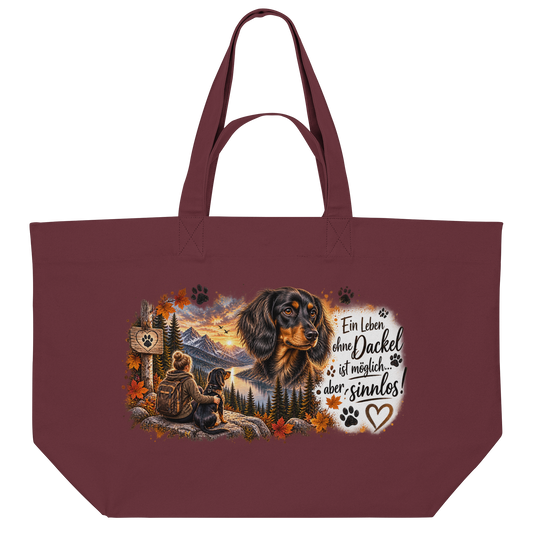 Dackel Liebe - Organic Shopping-Bag