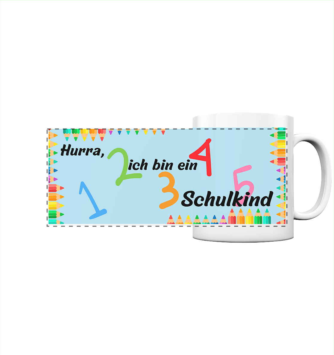 Schulanfang 2025 - Panorama Tasse