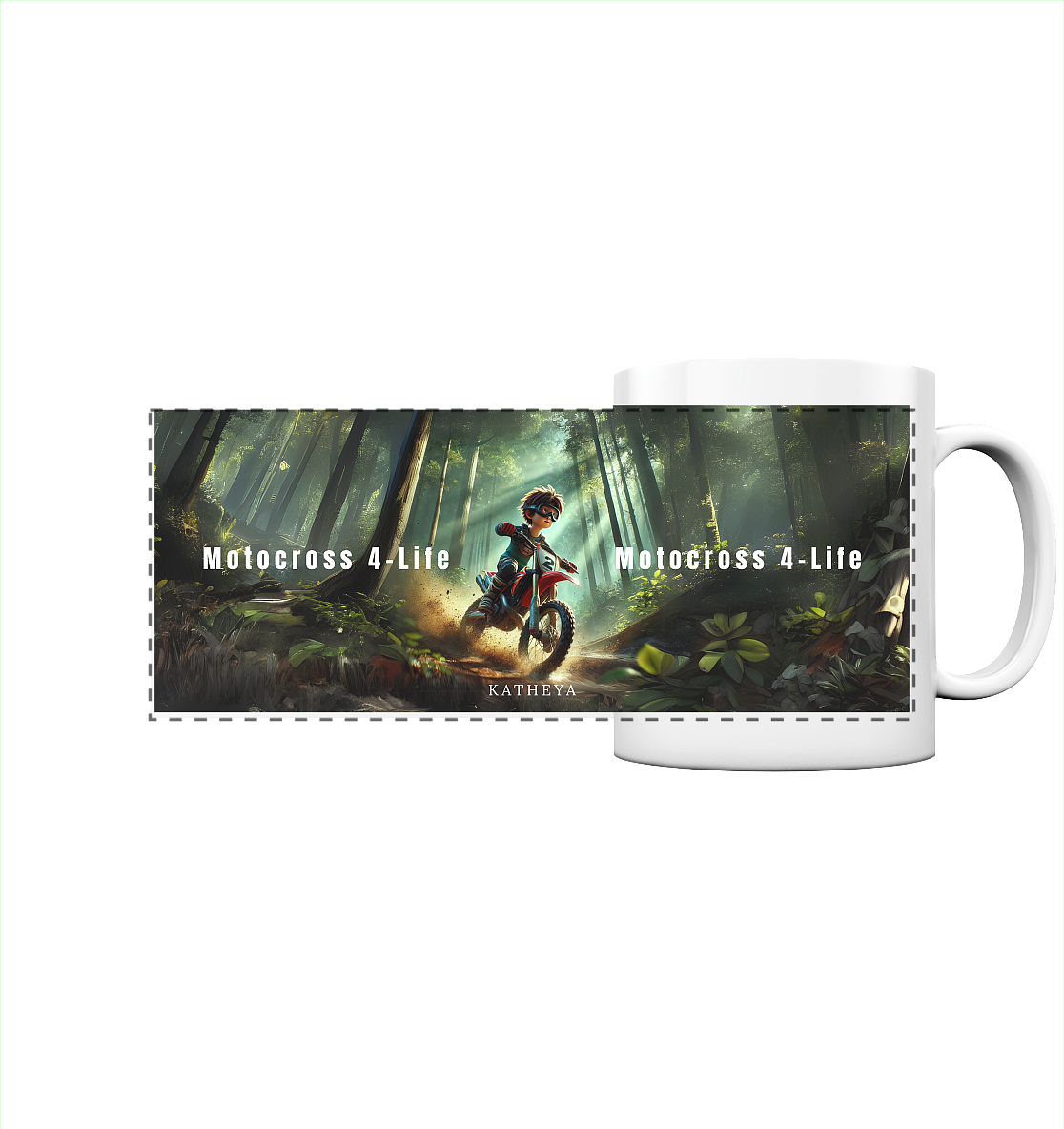 Motocross 4 Life - Panorama Tasse