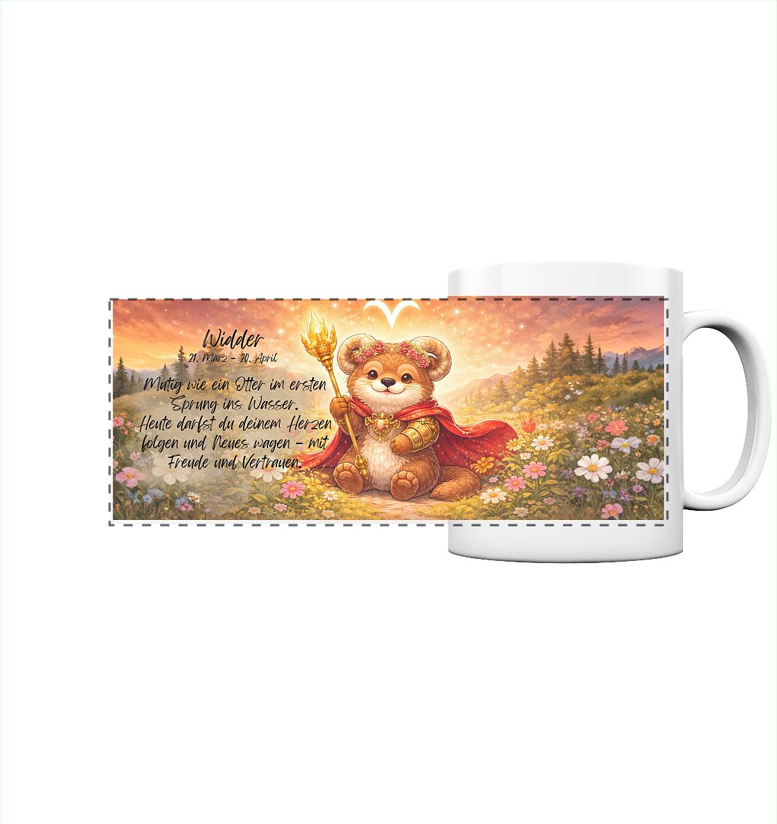 Horoskop Tasse - Widder - Panorama Tasse