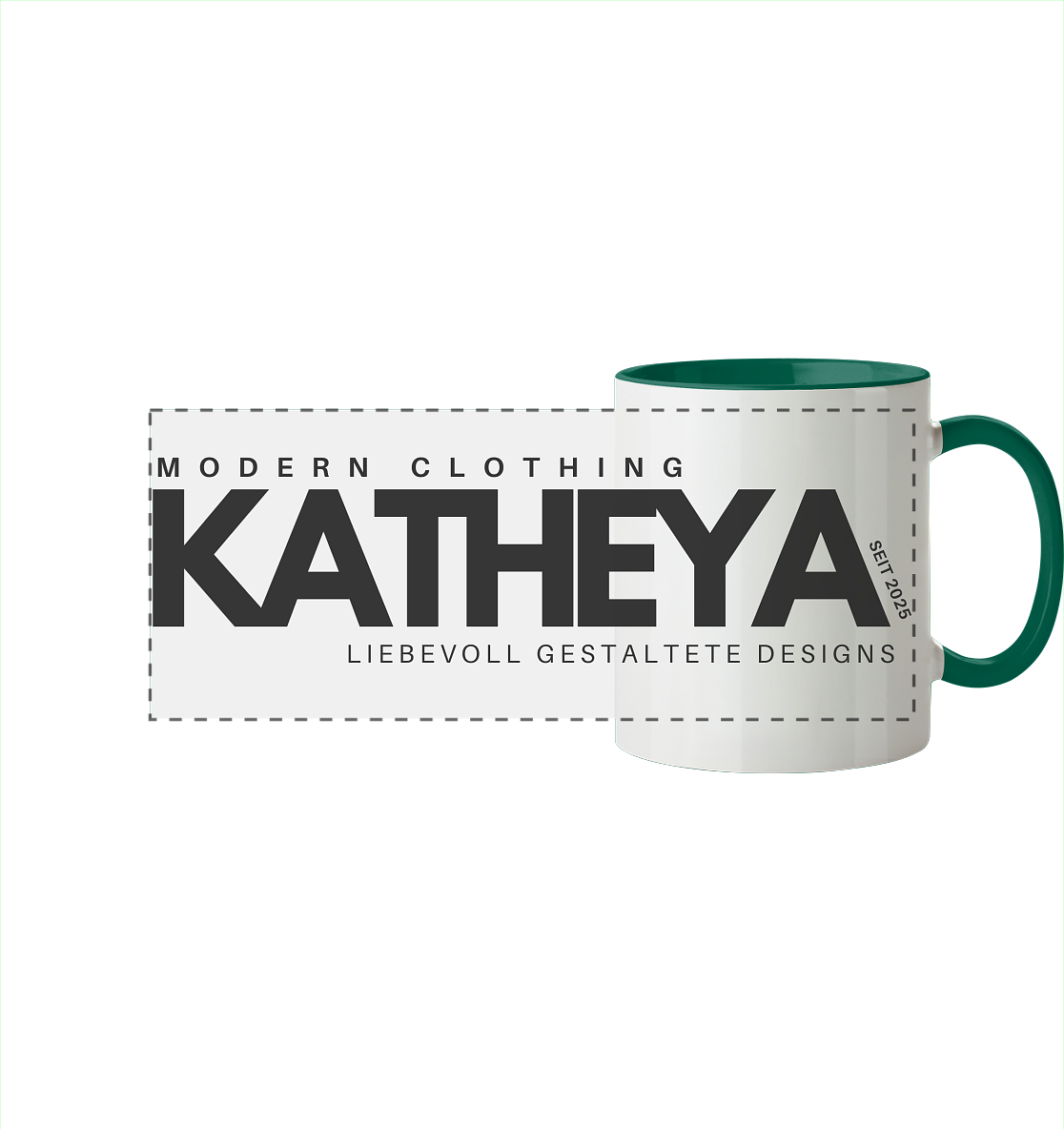 KATHEYA-LOGO Tasse - Panorama Tasse zweifarbig