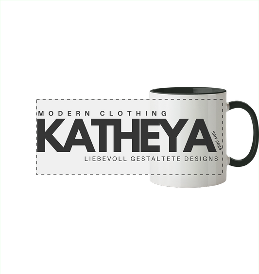 KATHEYA-LOGO Tasse - Panorama Tasse zweifarbig