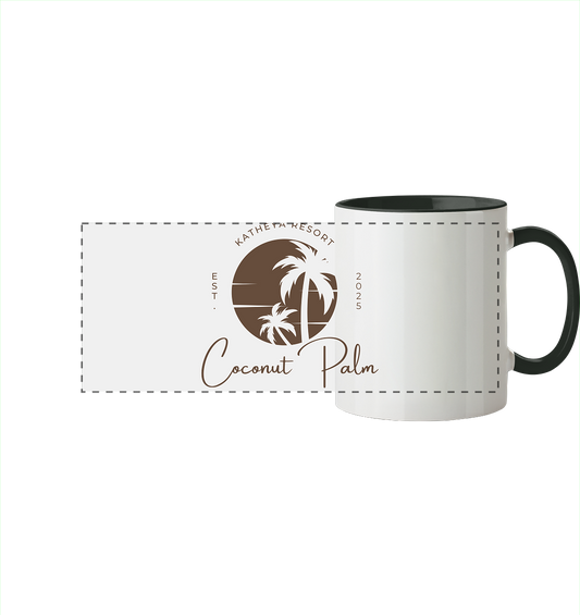 Katheya - Coconut Palm - Panorama Tasse zweifarbig