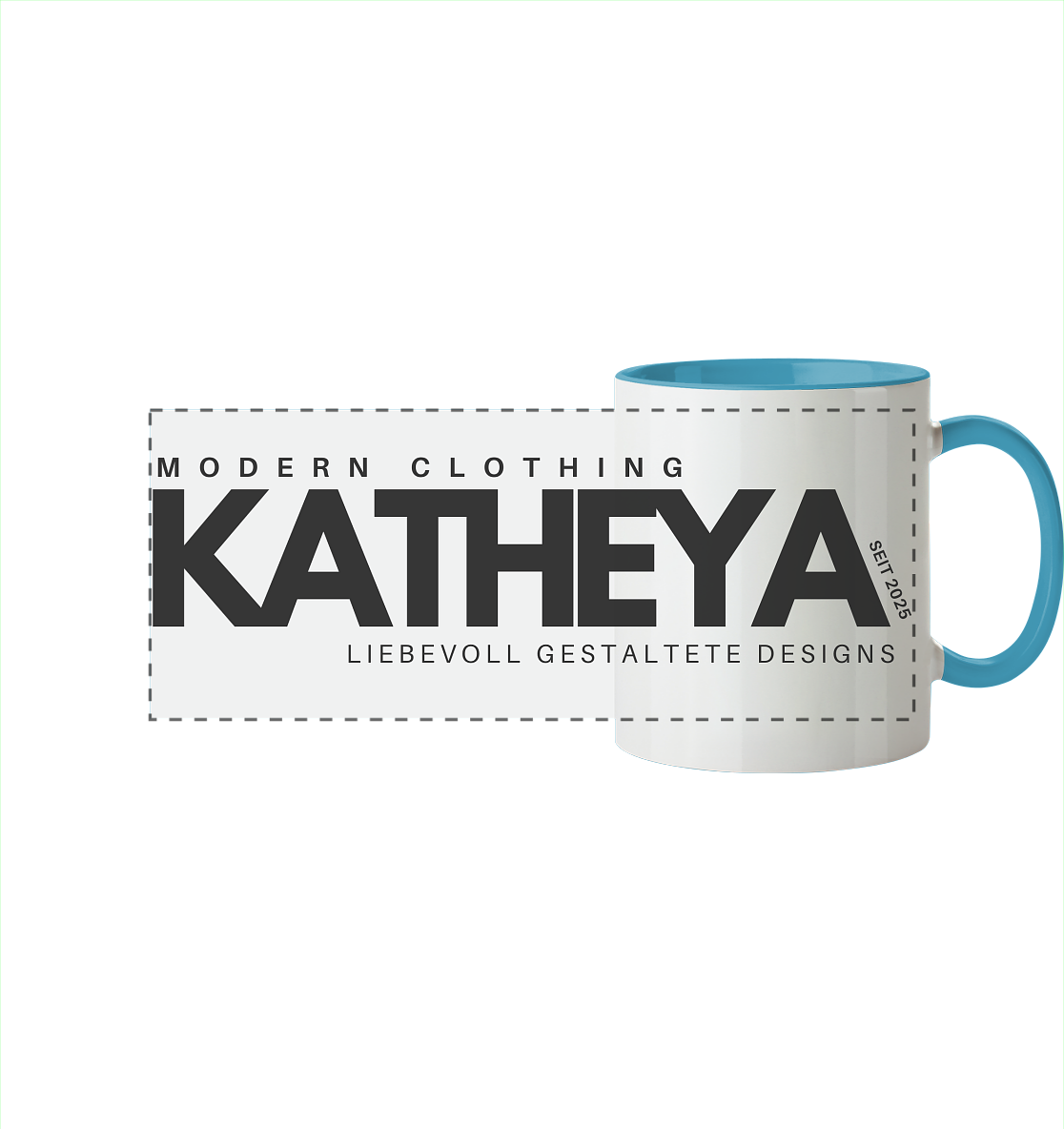 KATHEYA-LOGO Tasse - Panorama Tasse zweifarbig