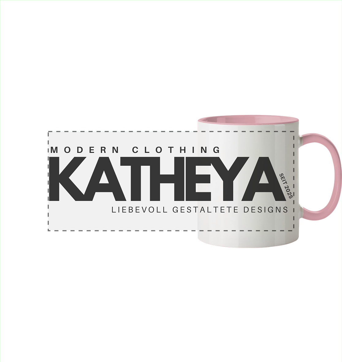 KATHEYA-LOGO Tasse - Panorama Tasse zweifarbig