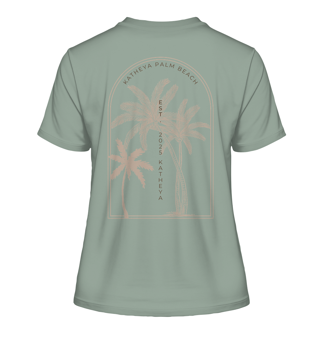 Katheya - Palm Bogen - Fitted Ladies Organic Shirt