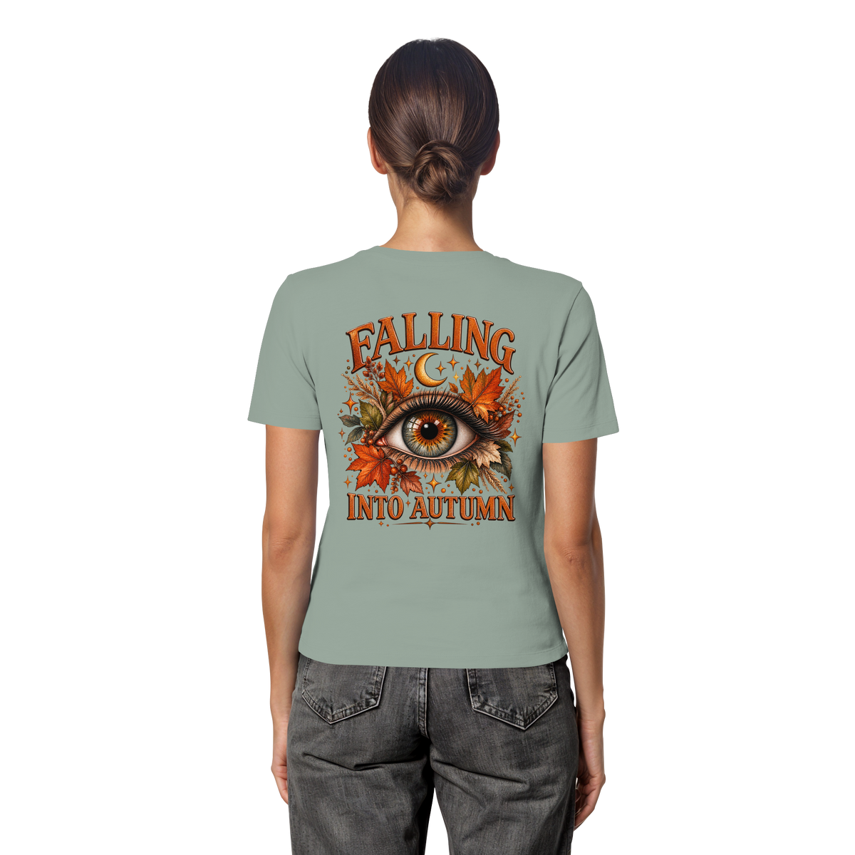 Herbst Auge  - Fitted Ladies Organic Shirt