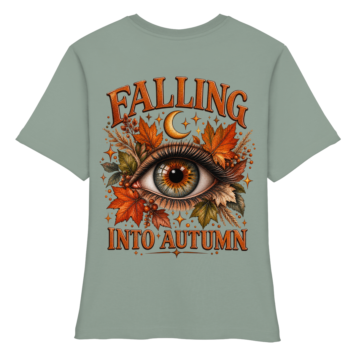 Herbst Auge  - Fitted Ladies Organic Shirt