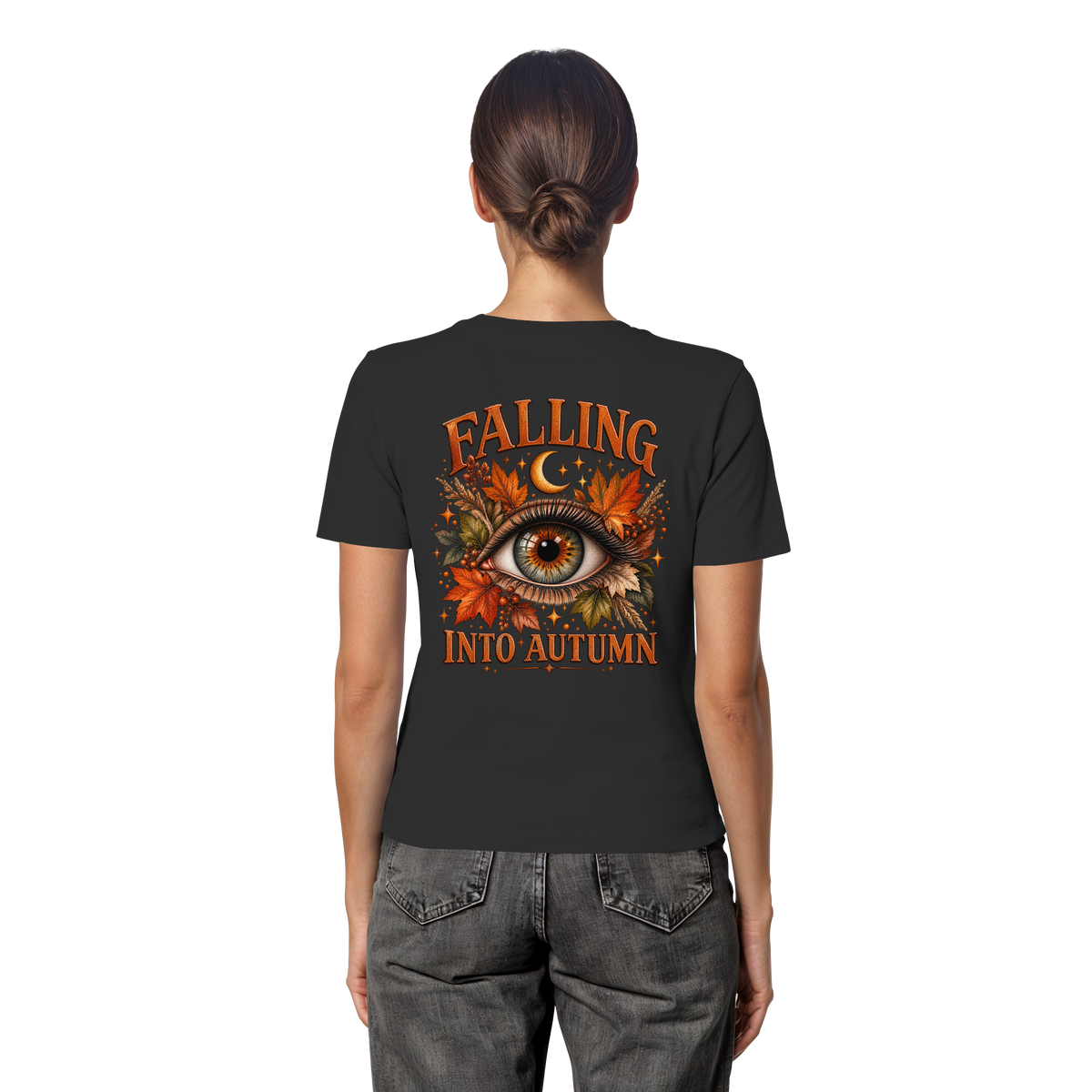 Herbst Auge  - Fitted Ladies Organic Shirt
