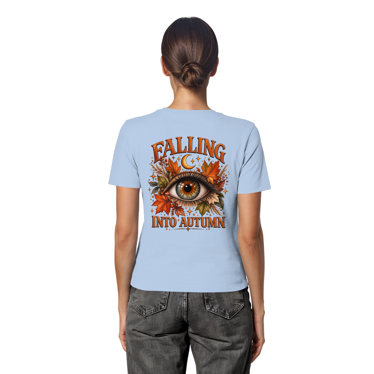 Herbst Auge  - Fitted Ladies Organic Shirt