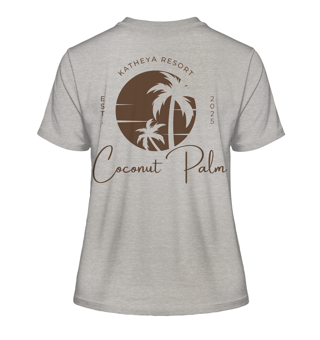 Katheya - Coconut Palm - Fitted Ladies Organic Shirt
